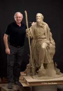 Artist with Sculpture